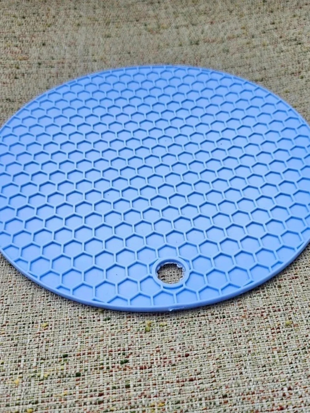 Heat Resistant Kitchen Pads Silicone Honeycomb Round Non-Slip Hot Plate Mats